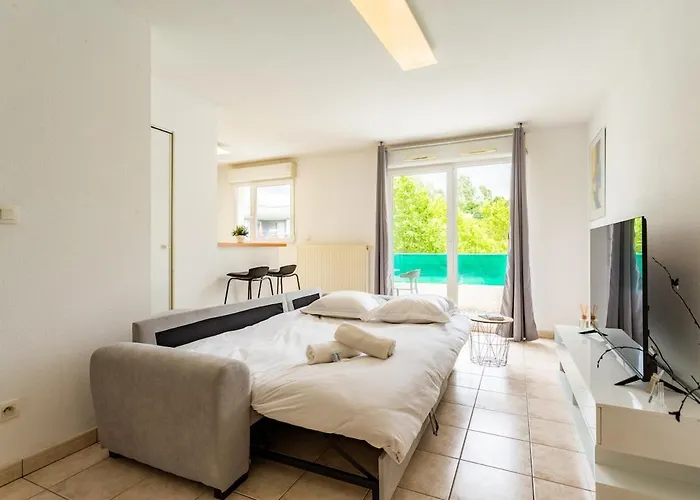 Appartement Le Petit Oranger - Lumineux, Balcon & Parking Straatsburg